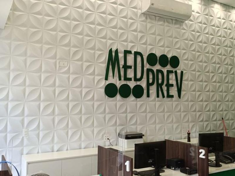 Interior MEDPREV — sinalização numerada