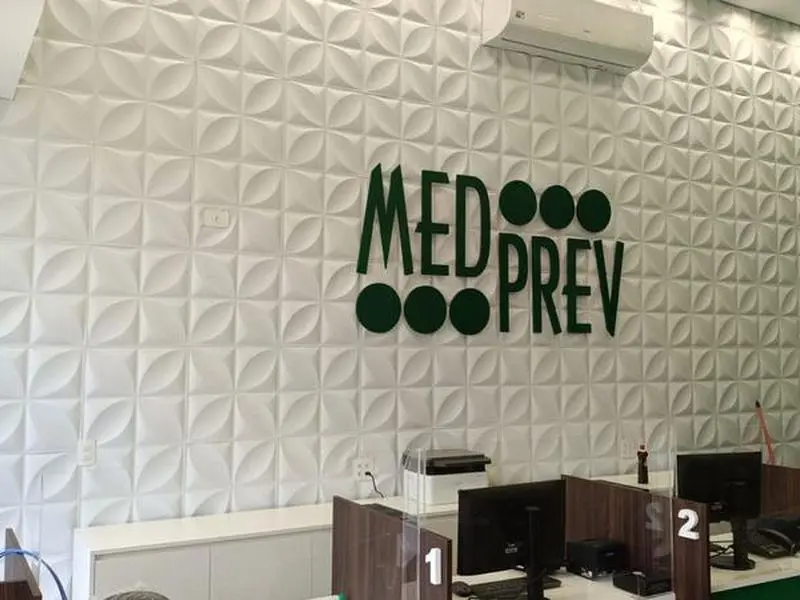 Interior MEDPREV — sinalização numerada